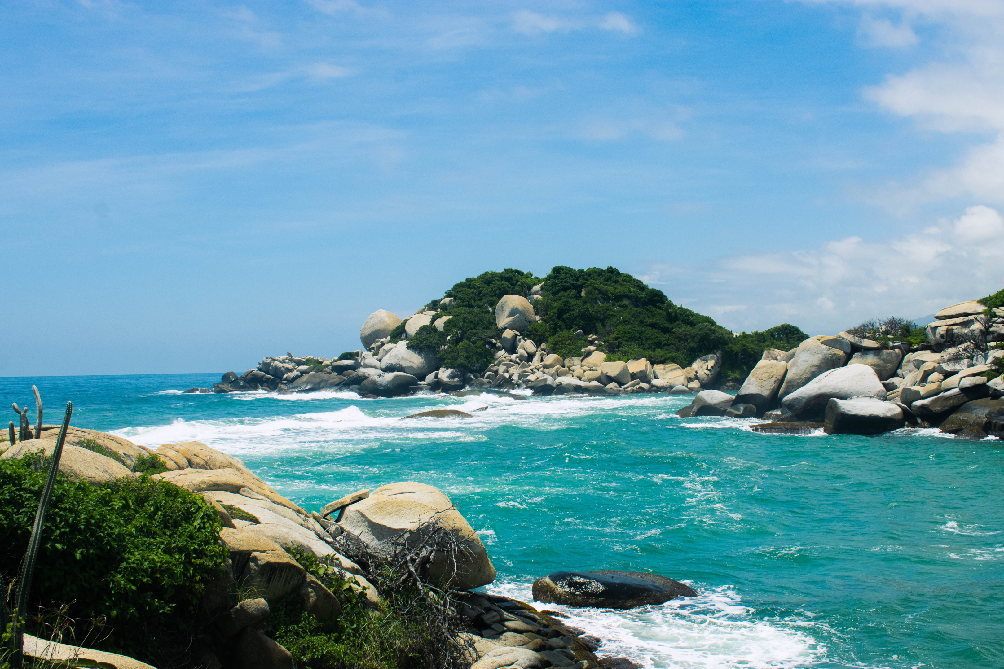 tayrona park, scenery, beach