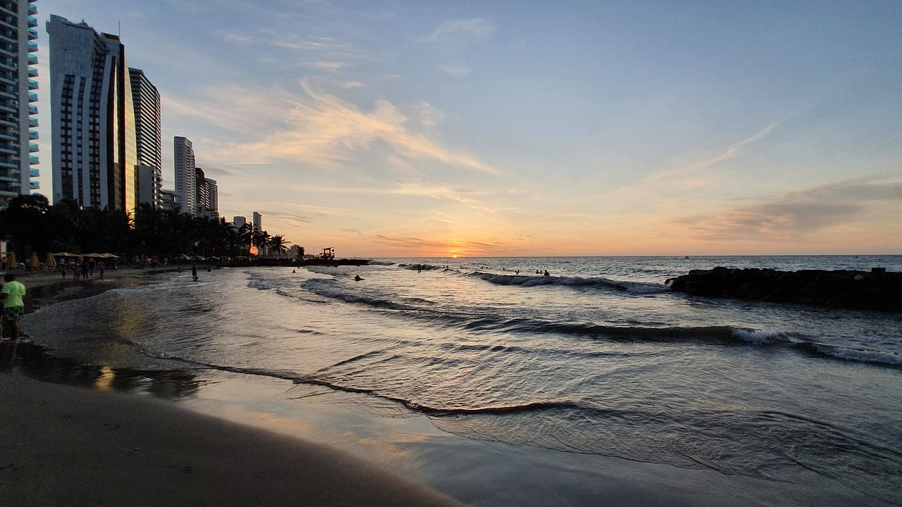 Sunset, Cartagena, Colombia, Sol