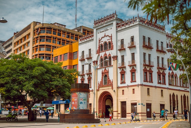 Zona del centro historico de Cali