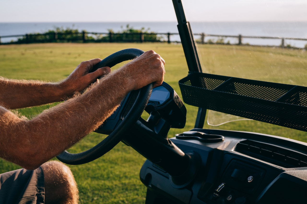 Carrito de golf, golf