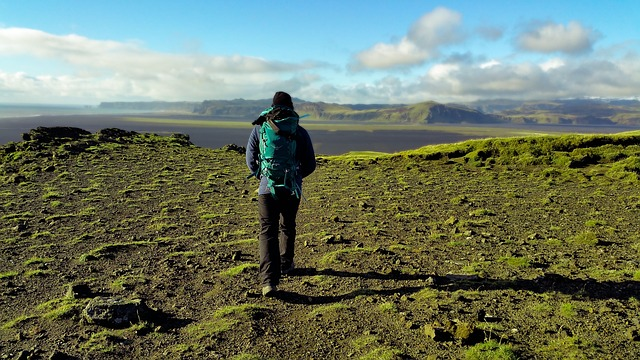 adventure, backpacker, cliff