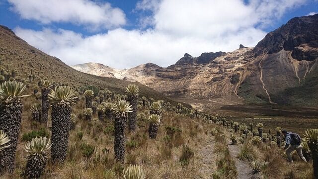 colombia, trekking, mountains